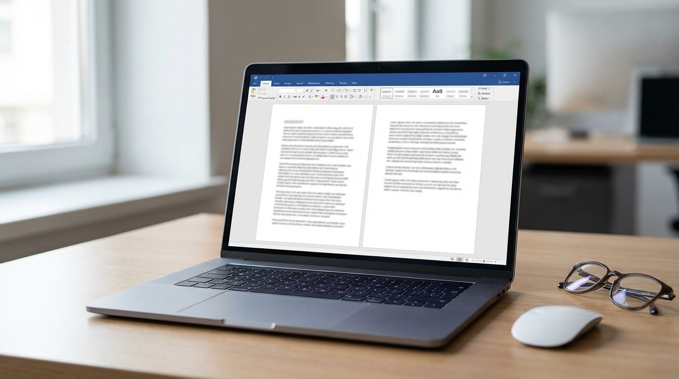 Word’de Sayfayı Ortadan İkiye Bölme ve Metni Yan Yana Yazma