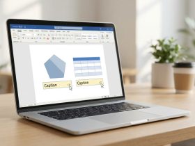 Word’de Şekil ve Tablo Başlığı (Caption) Ekleme