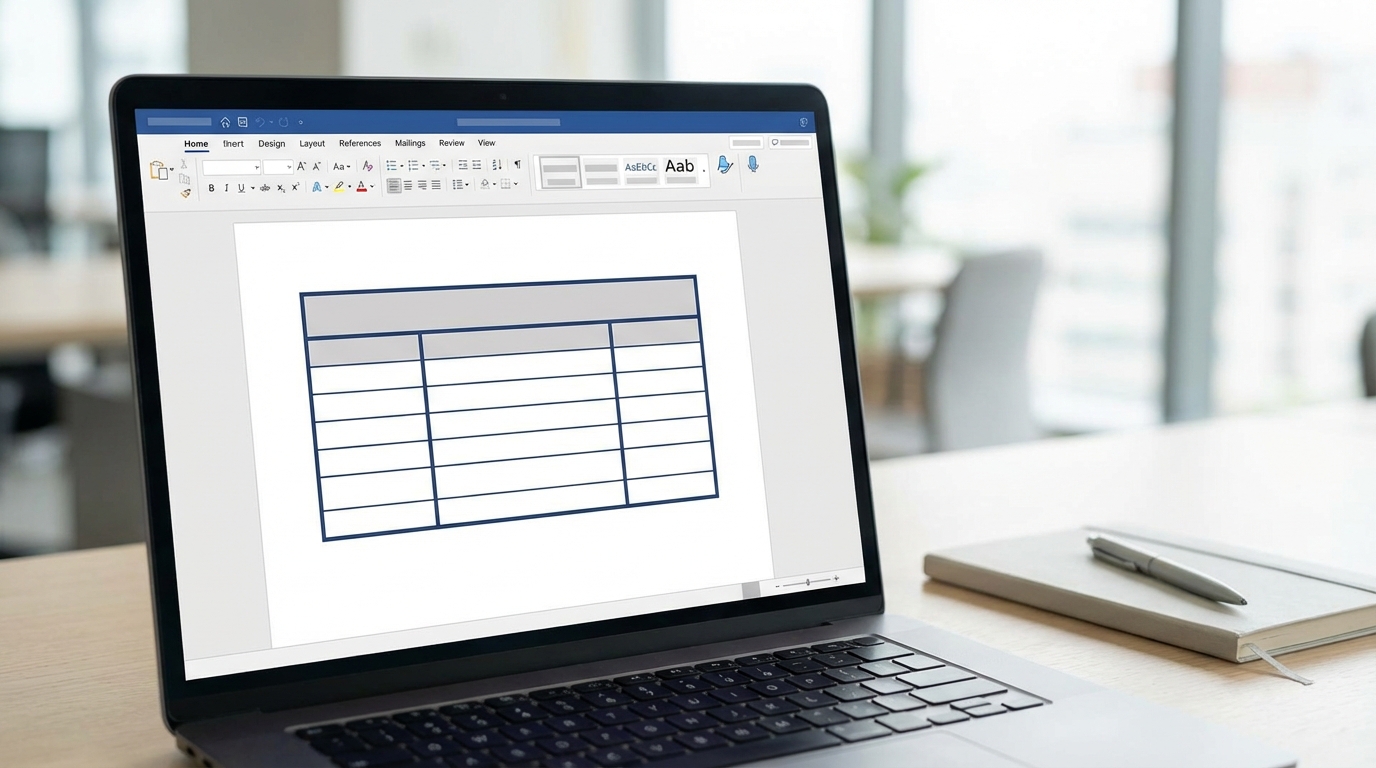 Word’de Tablo Kenarlıkları ve Gölgelendirme ile Profesyonel Tasarım