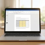 Word’de Tablo Oluşturma ve Düzenleme