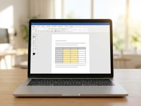 Word’de Tablo Oluşturma ve Düzenleme
