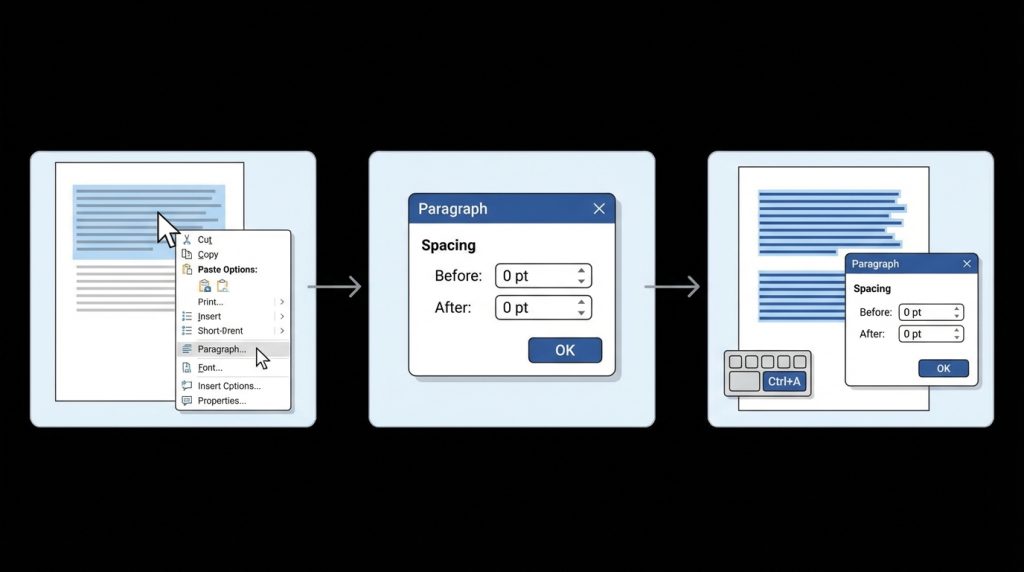 Word’de Metin Kayması ve Boşluk Sorunları Nasıl Düzeltilir? 4 Word'de paragraflar arasındaki boşluğu nasıl kaldırırım?