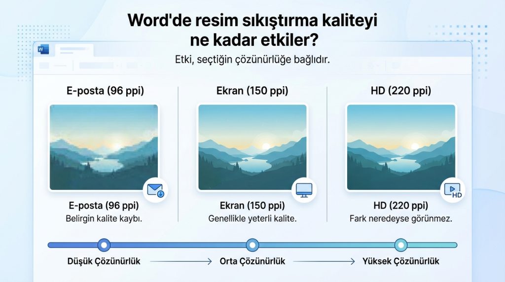 Word’de Resim Sıkıştırma ile Dosya Boyutunu Düşürme 4 Word'de resim sıkıştırma kaliteyi ne kadar etkiler?