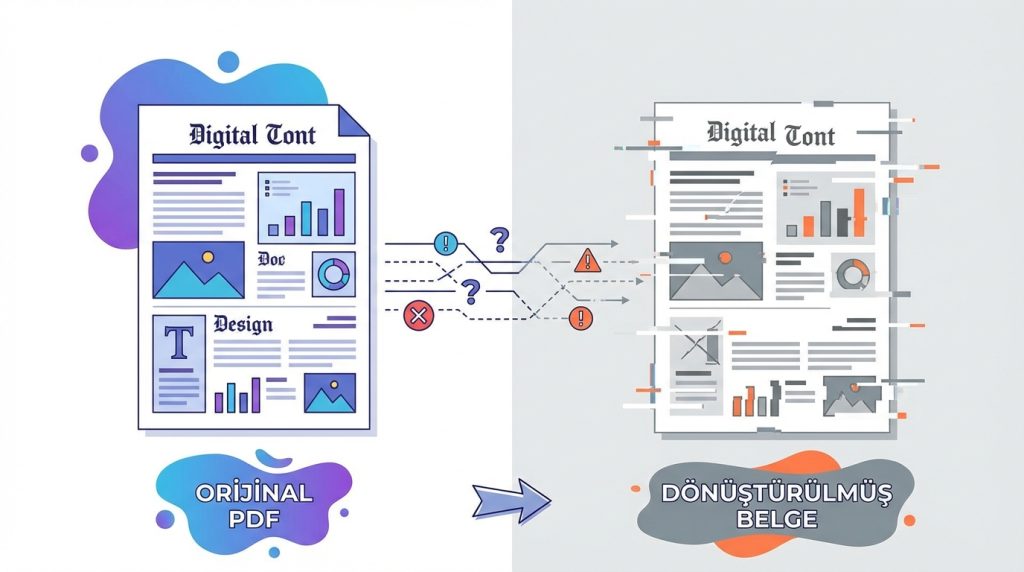 Yanlış Bilinen1: Her PDF Mükemmel Dönüşür