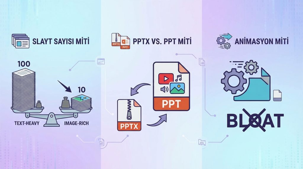 Yanlış Bilinenler: PowerPoint Dosya Boyutu Mitleri