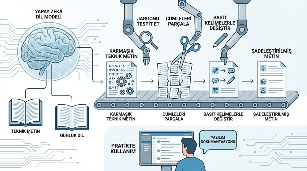 Yapay Zekâ ile Teknik Metin Sadeleştirme Nasıl Çalışır?