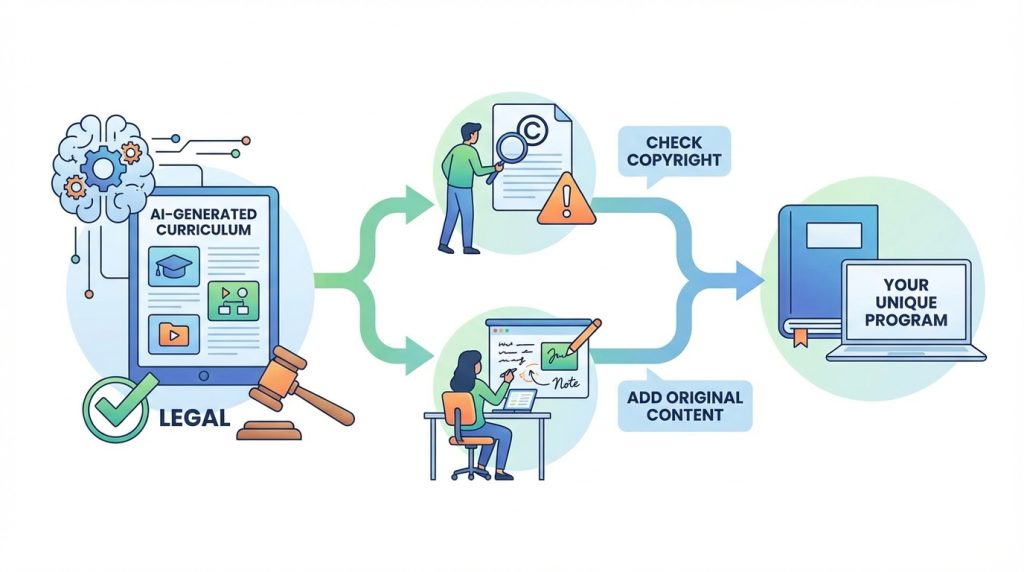 Yapay zekâ ile oluşturulan eğitim programı yasal mı?
