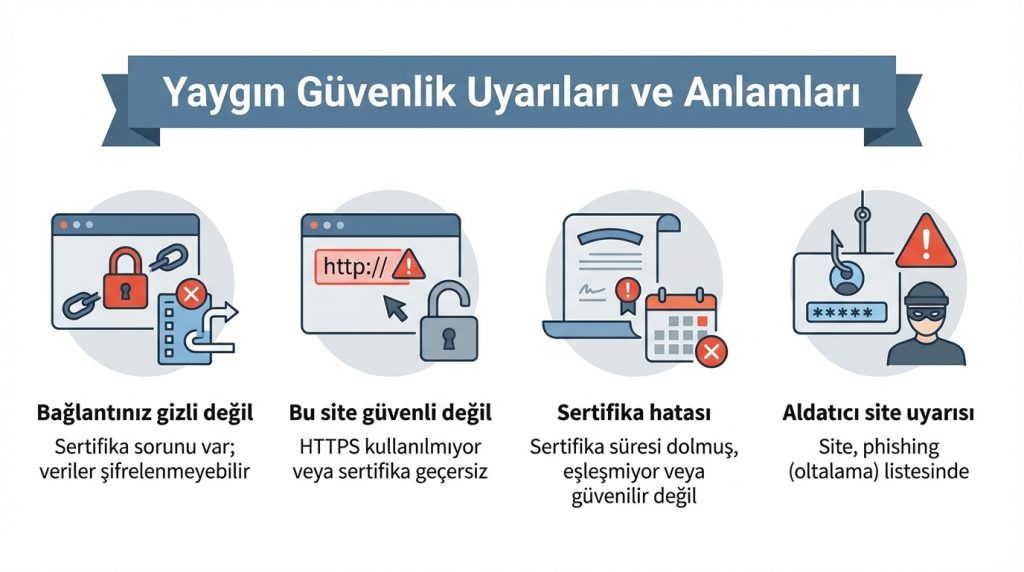 Yaygın Güvenlik Uyarıları ve Anlamları