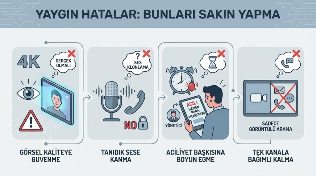 Yaygın Hatalar: Bunları Sakın Yapma