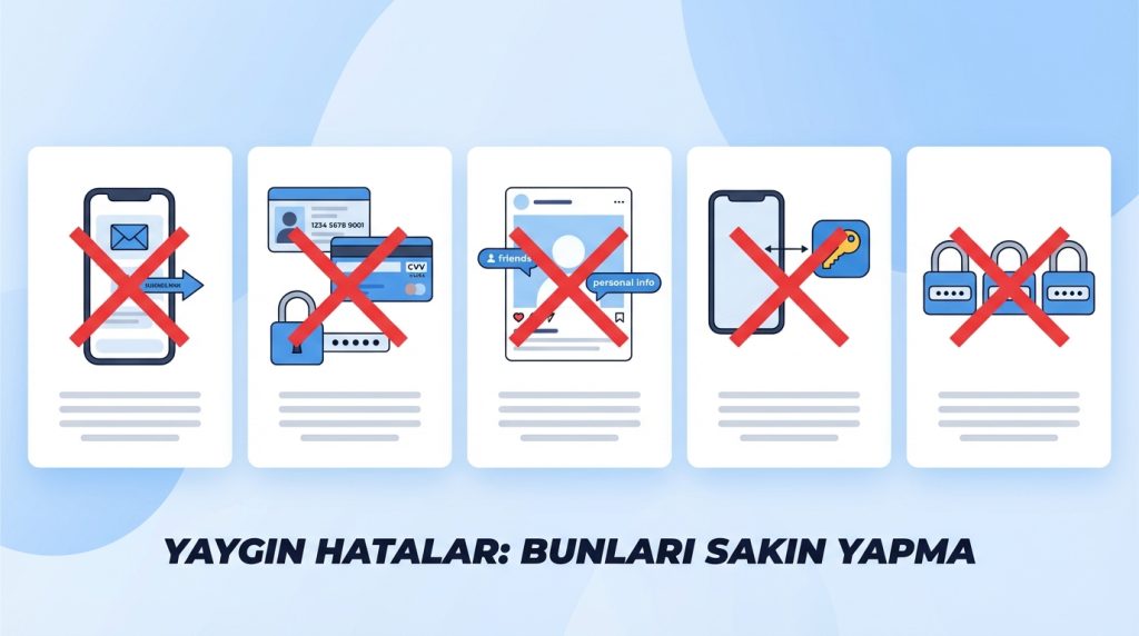 Yaygın Hatalar: Bunları Sakın Yapma