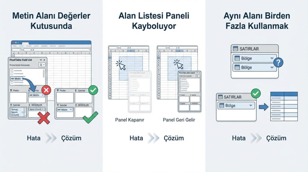 Yaygın Hatalar ve Çözümleri