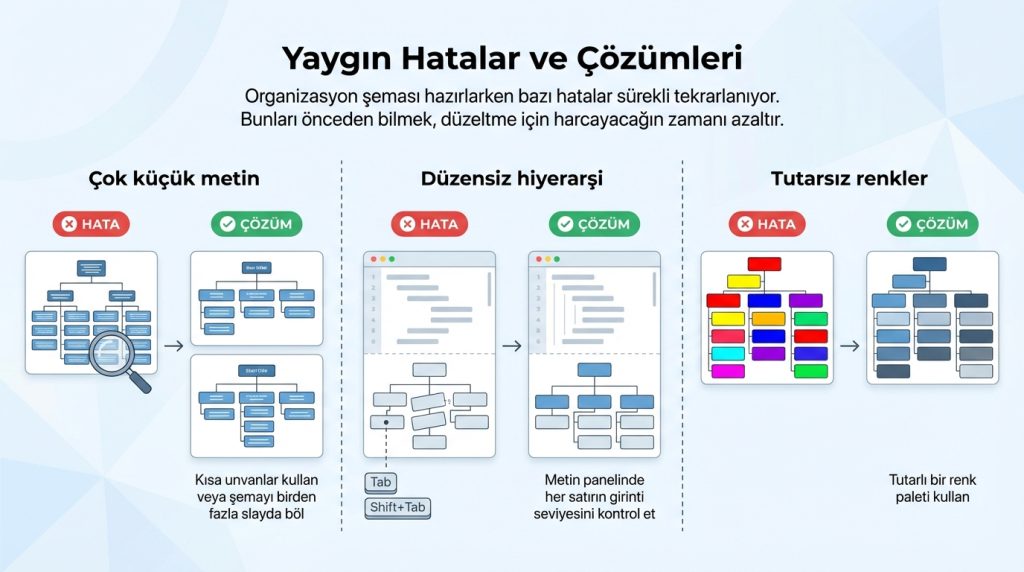 Yaygın Hatalar ve Çözümleri