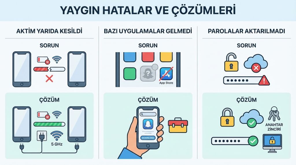 Yaygın Hatalar ve Çözümleri