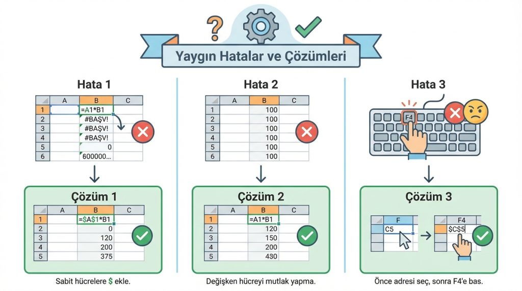 Yaygın Hatalar ve Çözümleri