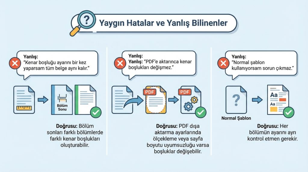 Yaygın Hatalar ve Yanlış Bilinenler