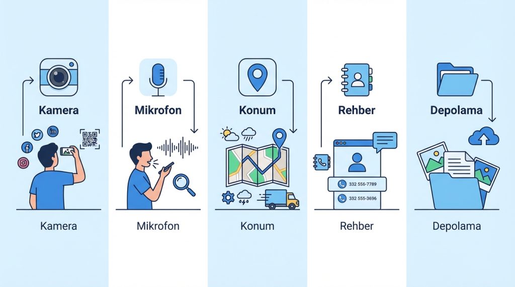 Uygulama incelemesi: gizlilik ve izinler nasıl değerlendirilir? 2 Yaygın İzin Türleri ve Anlamları