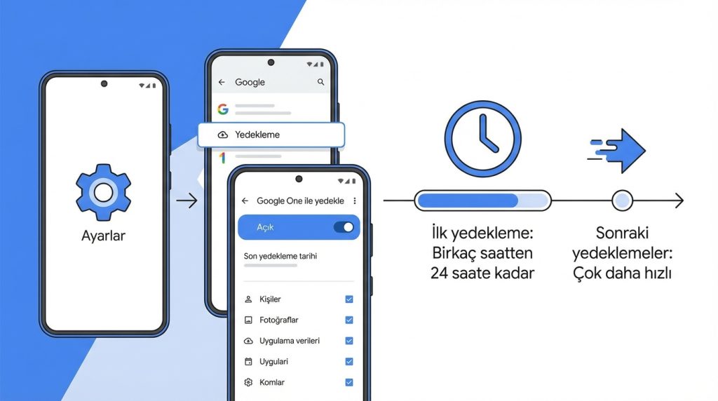 Android’de yedekleme nedir? Neyi kurtarır, neyi kurtarmaz? 3 Yedekleme Ayarlarını Kontrol Etme