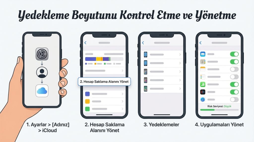 Yedekleme Boyutunu Kontrol Etme ve Yönetme
