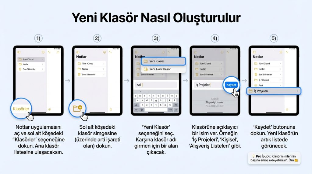 Yeni Klasör Nasıl Oluşturulur