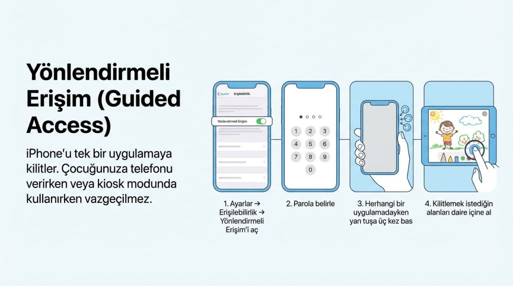 Yönlendirmeli Erişim (Guided Access)