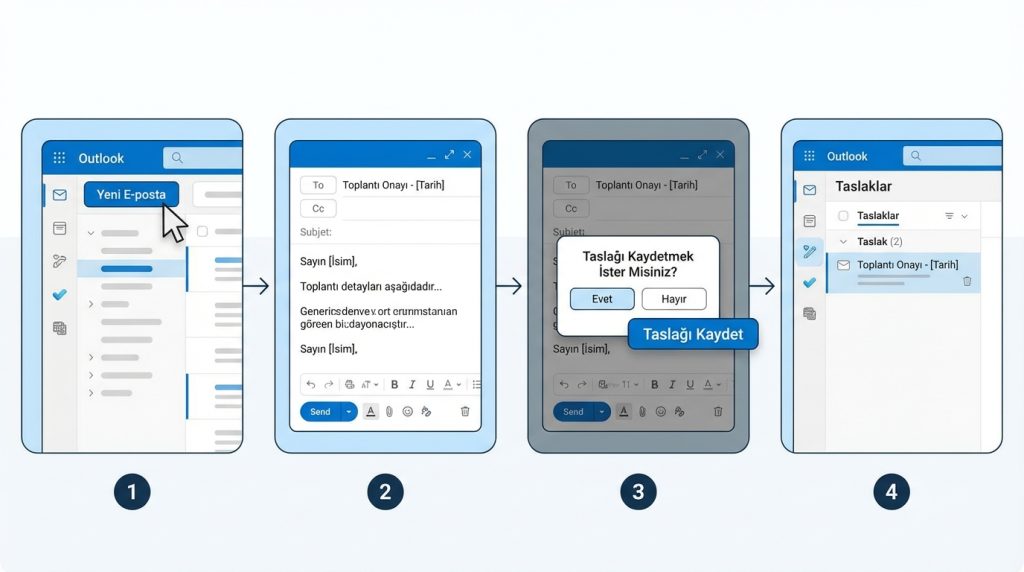 Outlook for Mac'te E-posta Şablonu Mantığı ile Hızlı Yanıt Hazırlama 2 Yöntem 1: Taslak Olarak Şablon Kaydetme