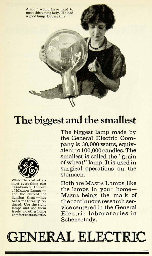 general electric light bulb