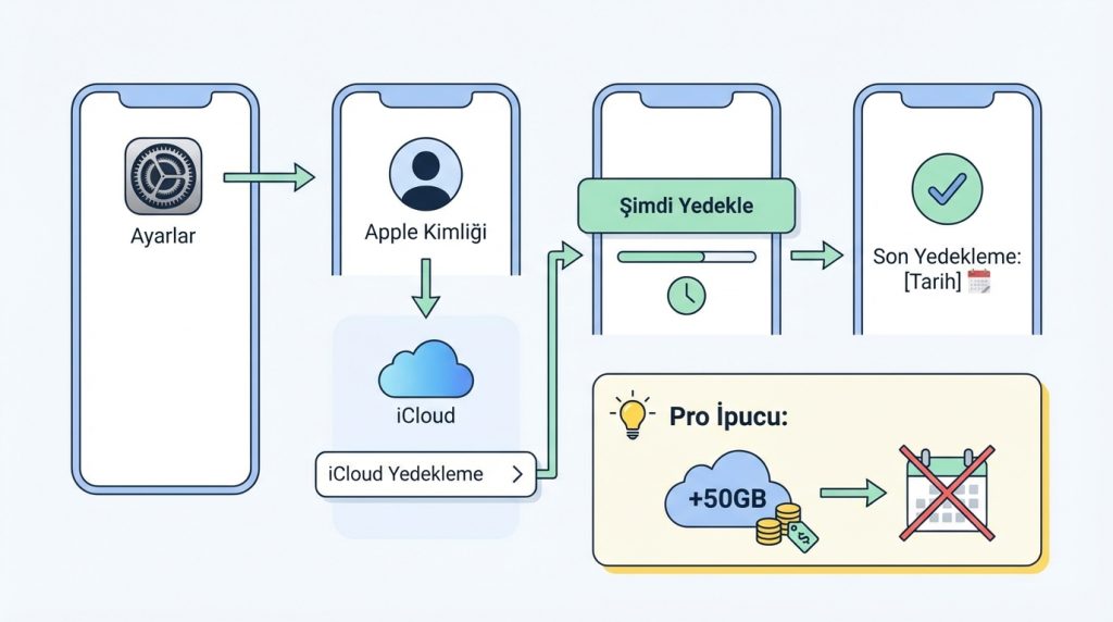 iCloud ile Yedekleme