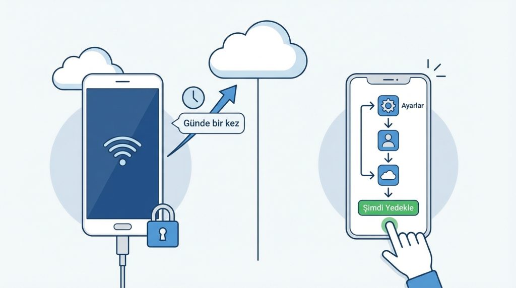iCloud yedeklemesi ne sıklıkla yapılır?