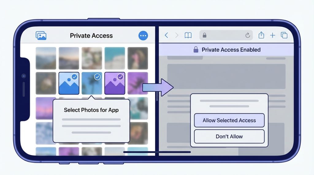 Fotoğraf erişimi izinleri: “seçili fotoğraflar” mantığı 2 iOS 17 ve 18'deki Güncellemeler