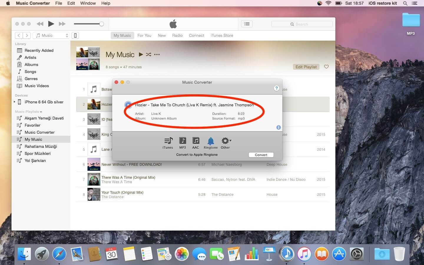 iTunes Zil Sesi Yapma