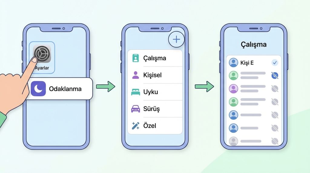 iPhone'da Focus Modunu Kurma Adımları