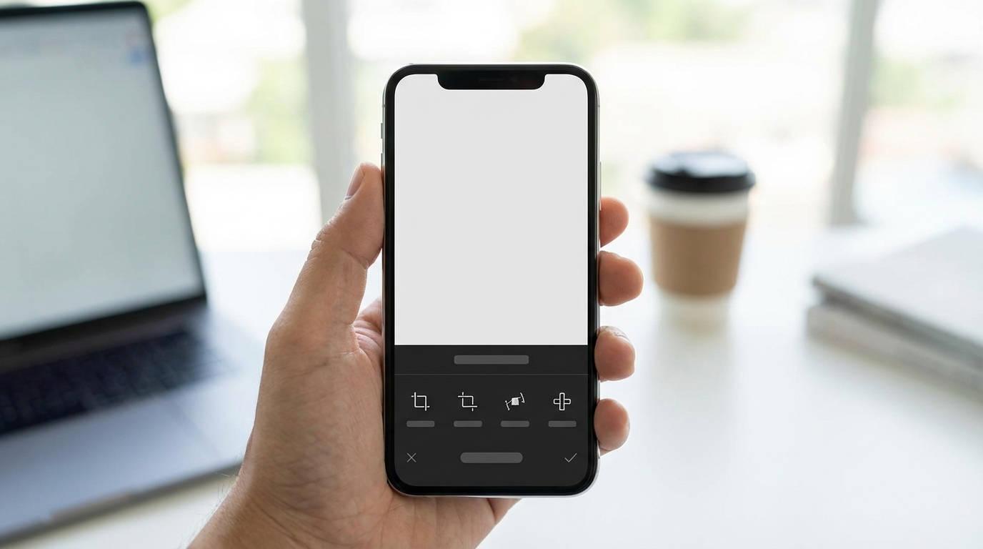 iPhone’da Fotoğraflarda Kırpma ve Düzeltme ile Temiz Görüntü
