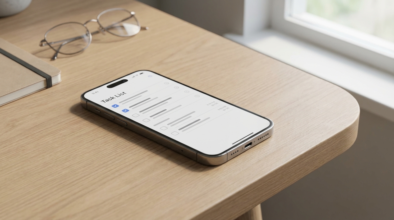 iPhone’da Hatırlatıcılar ile Günlük İş Takibi Sistemi