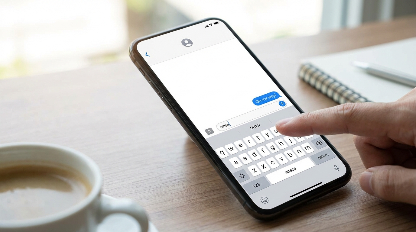 iPhone’da Metin Kestirmeleri ile Hızlı Yazma