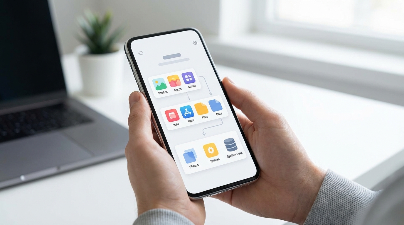 iPhone’da depolama alanı yönetimi: kategori kategori mantık