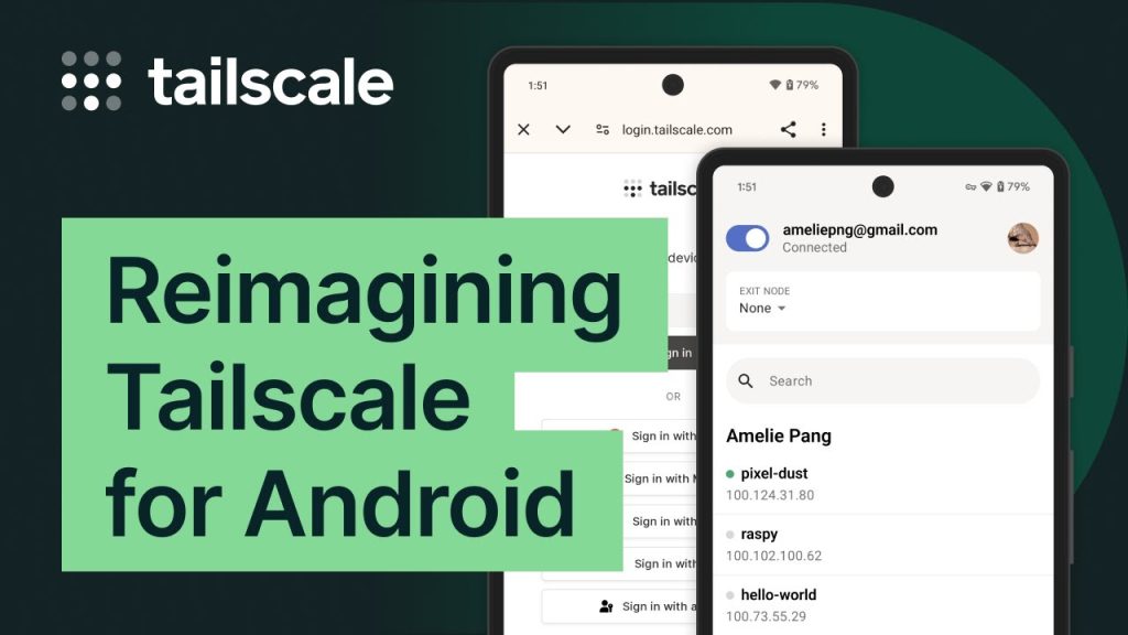 tailscale android yapılandırma